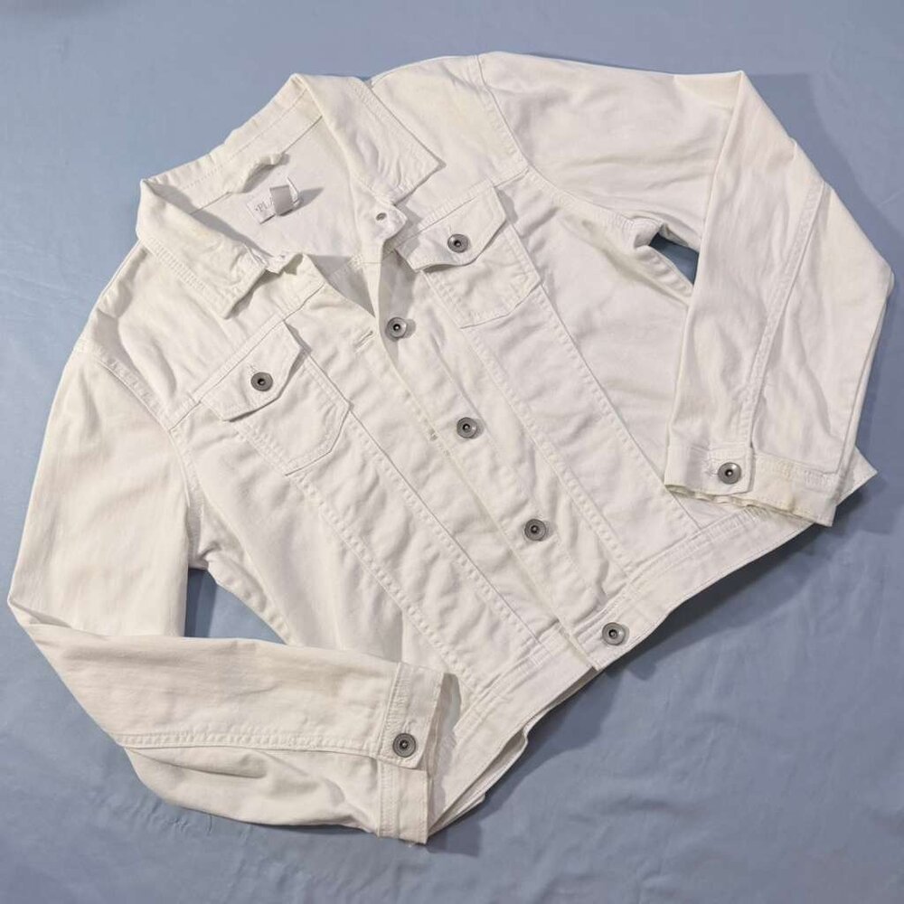 White denim jacket